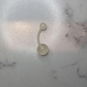 NWOT Glow In The Dark Standard Size Belly Button Jewelry